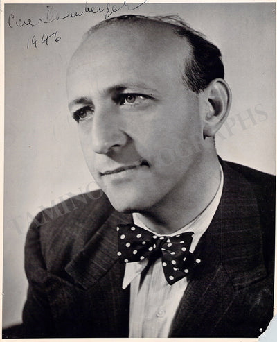 Bamberger, Carl - Signed Photograph 1946