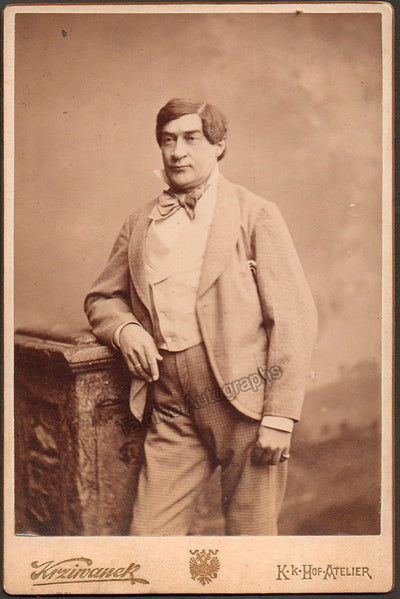 Blasel, Carl - Signed Cabinet Photo 1897