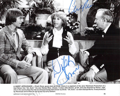 Reiner, Carl - Shore, Dinah - Signed Photograph in "Oh, God!"