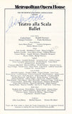 Ballet Dancers Signed Program Pages – Lot of 11 Pages