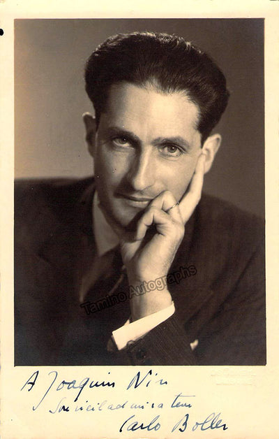 Boller, Carlo - Signed Photograph