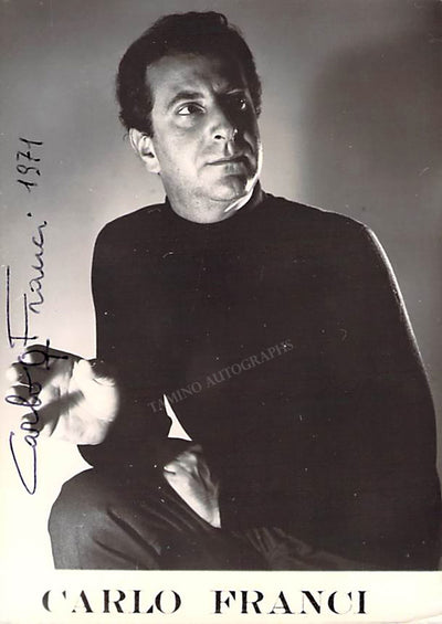 Franci, Carlo - Signed Photograph in 1971