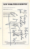 Conductors Signed Program Pages – Set of 42