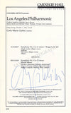 Conductors Signed Program Pages – Set of 42