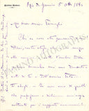 Gomes, Carlos - Autograph Letter Signed 1880
