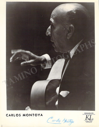 Montoya, Carlos - Signed Photograph