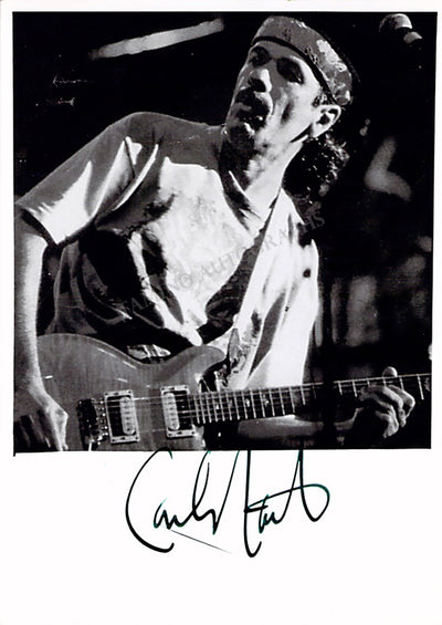 Santana, Carlos - Signed Photograph