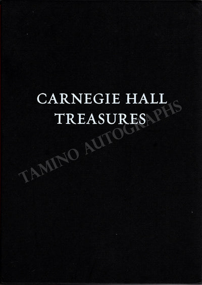Page, Tim - Carnegie Hall Treasures Book Case