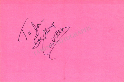 Alt, Carol - Signed Card & Photo