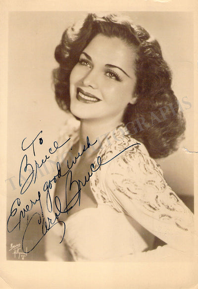 Bruce, Carol - Signed Photograph