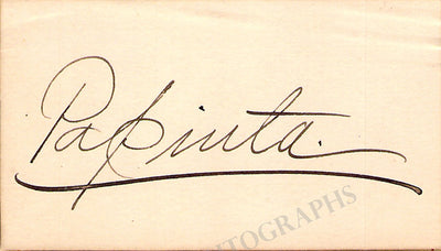 Holpin, Caroline "Papinta" - Signed Card