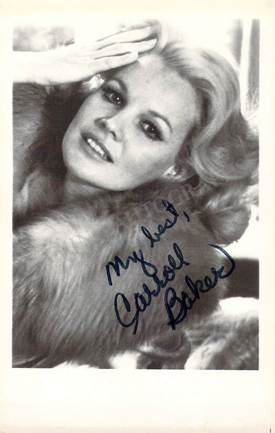 Baker, Carroll - Various Autographs