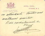 Caruso, Enrico - Signed Postcard