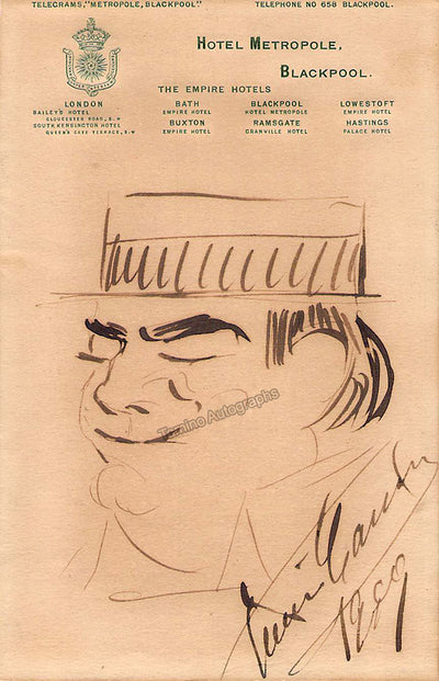 Caruso, Enrico - Self-Caricature