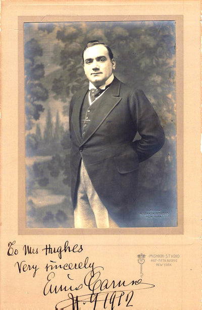 Caruso, Enrico - Signed Photograph