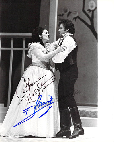 Malfitano, Catherine - Araiza, Francisco - Double Signed Photograph in Entfuhrung Aus Dem Serail