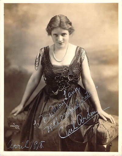 Arden, Cecil - Signed Photograph 1918