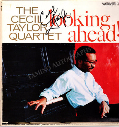 Taylor, Cecil - Signed LP Page "Looking Ahead!"