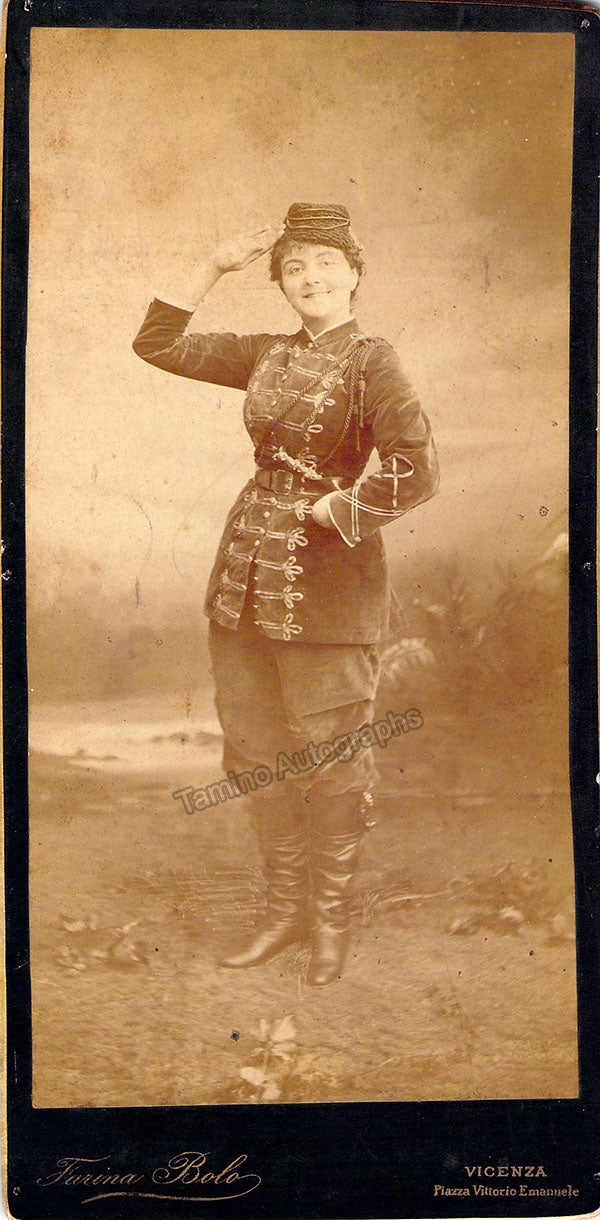 Ritter, Cecile - Signed Cabinet Photograph in Fille du Regiment 1883 ...