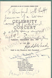 Celebrity Concerts - Lot of 7 Signed Programs 1941-1947