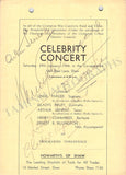 Celebrity Concerts - Lot of 7 Signed Programs 1941-1947