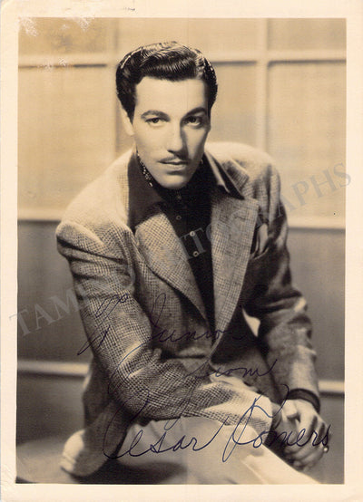 Romero, Cesar - Various Autographs