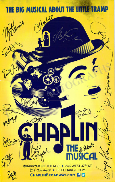 Chaplin - Signed Broadway Poster