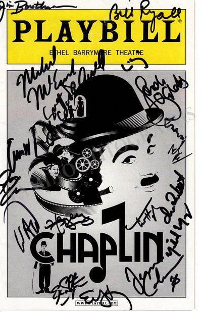 Chaplin - Signed Broadway Musical Playbill