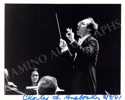 Ansbacher, Charles - Signed Photograph 1981