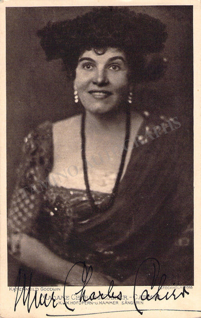 CAHIER, Mrs. Charles