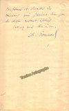 Gounod, Charles - Autograph Note Signed