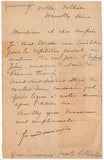 De Grandmougin, Charles - Set of 2 Autograph Letter Signed