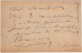 De Grandmougin, Charles - Set of 2 Autograph Letter Signed