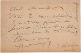 De Grandmougin, Charles - Set of 2 Autograph Letter Signed