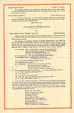 Hackett, Charles - Signed Program