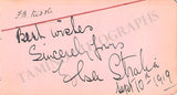 Harriss, Charles - Autograph Music Quote Signed