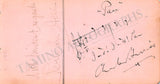 Harriss, Charles - Autograph Music Quote Signed