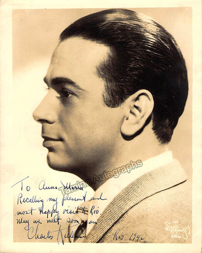 KULLMAN, Charles (Various Autographs)