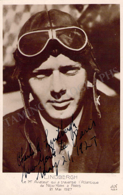 Lindbergh, Charles - Signed Photograph