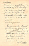 Masse, Charles - Autograph Letter Signed 1893