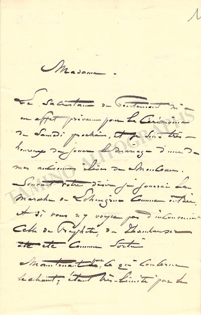 Pierne, Charles - Autograph Letter Signed