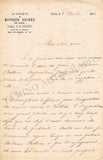 Vervoitte, Charles - Autograph Letter Signed 1872