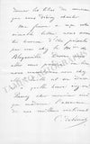 De Beriot, Charles - Set of 5 Autograph Letters Signed