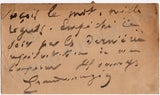 De Grandmougin, Charles - Autograph Note Signed