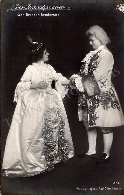 Opera Singers - Set of 7 Autographs Der Rosenkavalier 1911