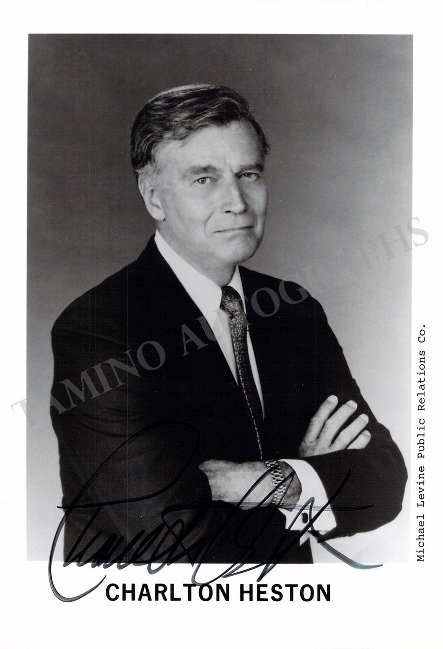 Heston, Charlton - Signed Photograph