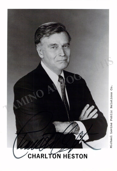 Heston, Charlton - Signed Photograph