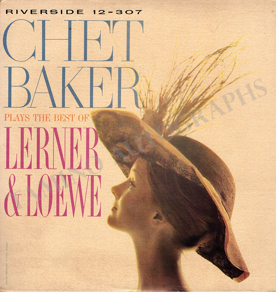 Chet Baker Autograph Signed LP Record Album Lerner & Loewe