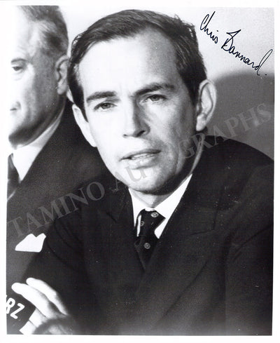 Barnard, Christiaan - Signed Photograph
