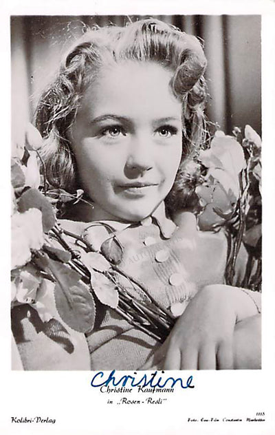 Kaufmann, Christine - Signed Photograph in "Rose-Girl Resli"